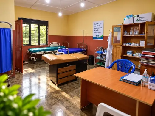 A treatment room